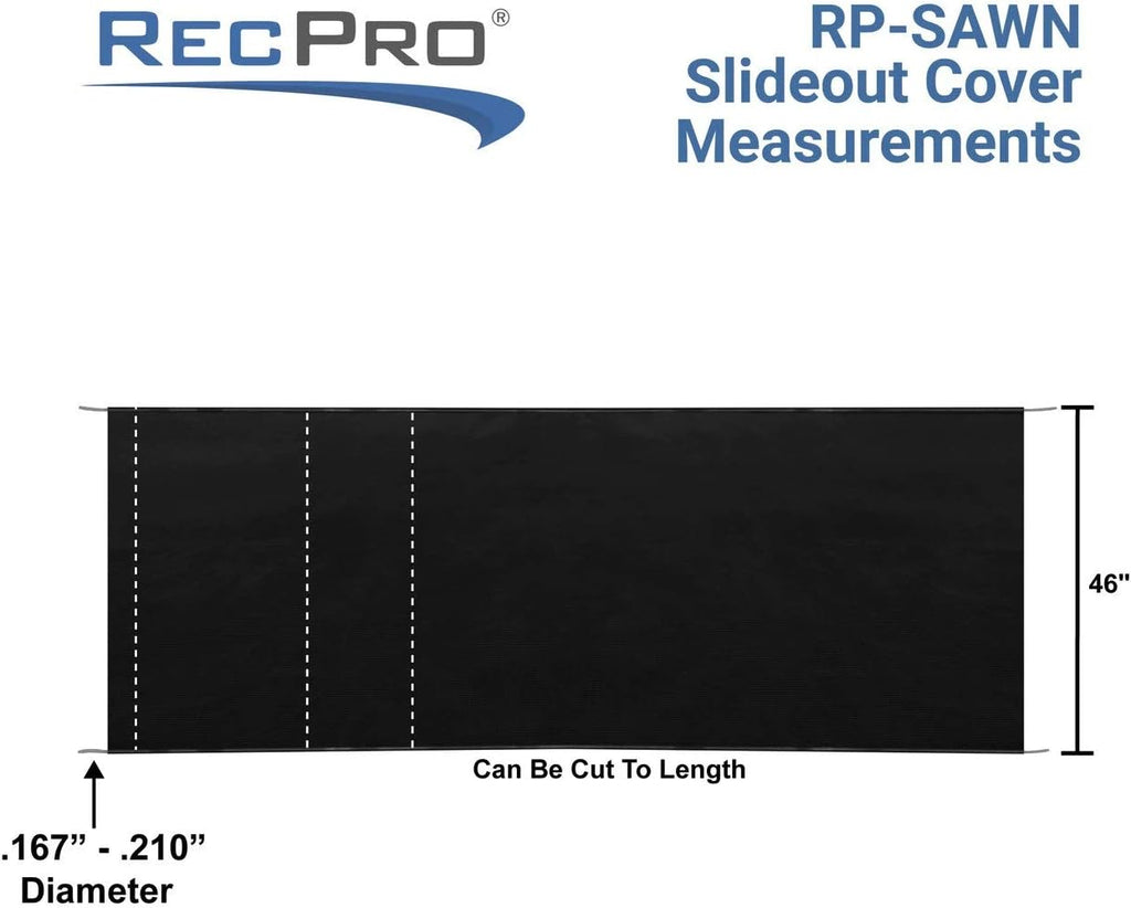 White Fabric Only RV Slide Out Awning Pack of 2 T258023
