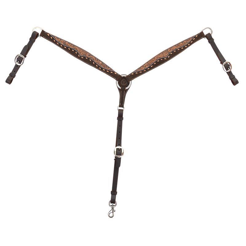 Choc Buckstitch Breast Collar K620456