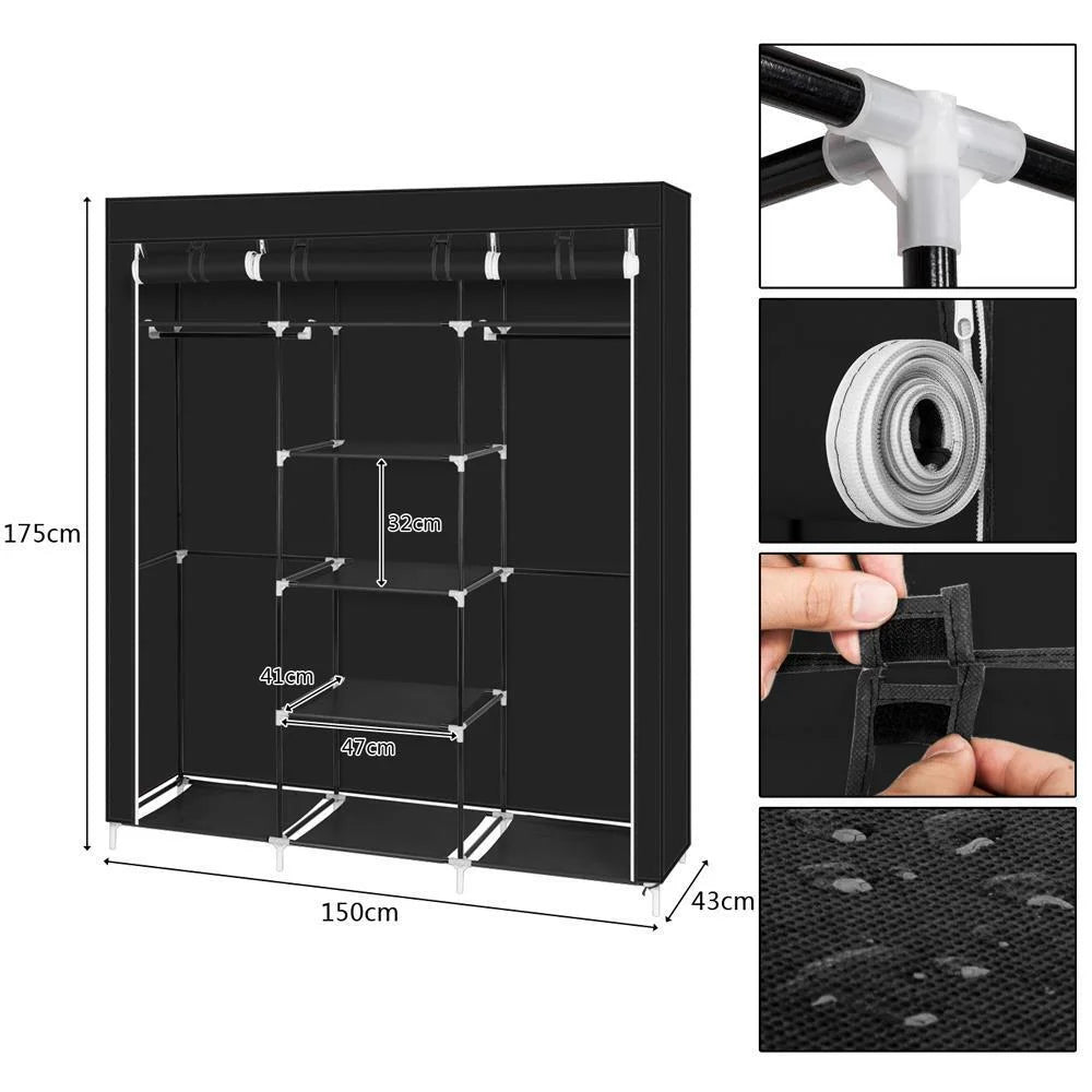 69" Portable Closet Wardrobe G354