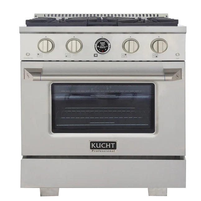 30 4.2 cu. ft. 4 Burner Natural Gas Dual Fuel Range Stainless Steel N427