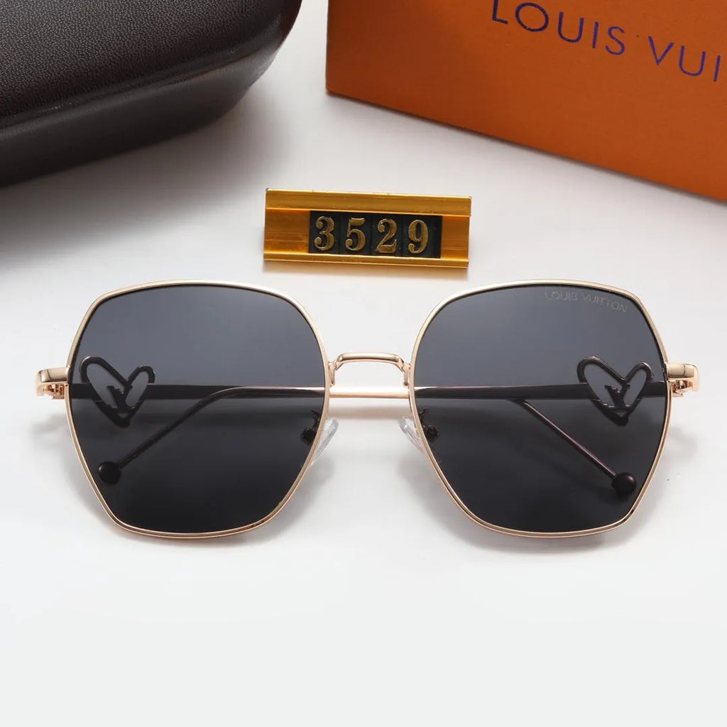 Fashionable Four-Leaf Clover Flat Sunglasses L857