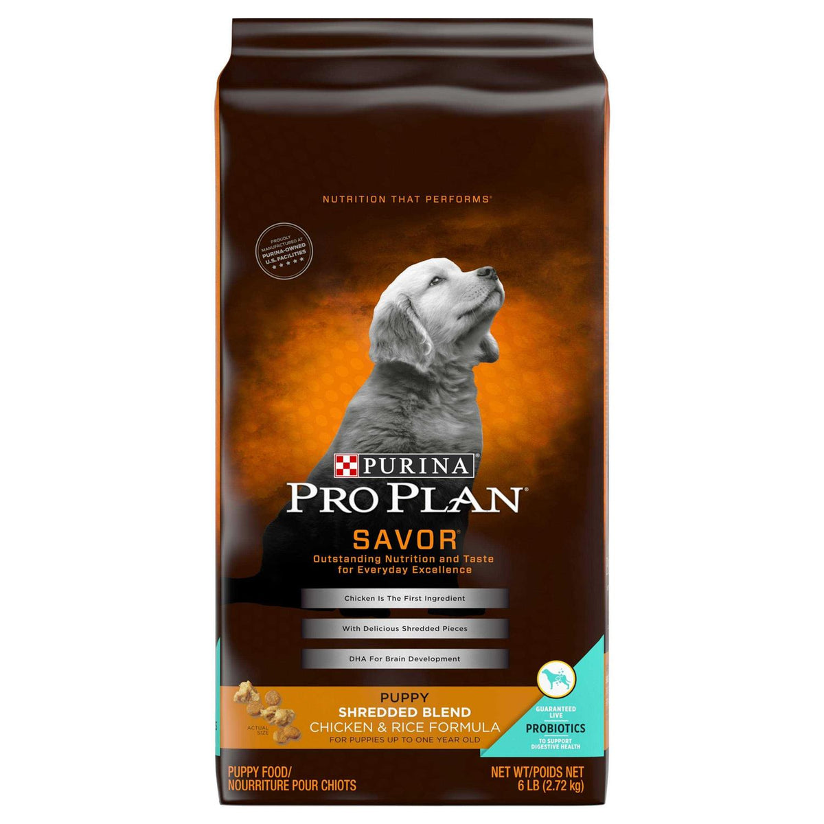 Shredded Chicken & Rice Puppy Dry Dog Food F62832