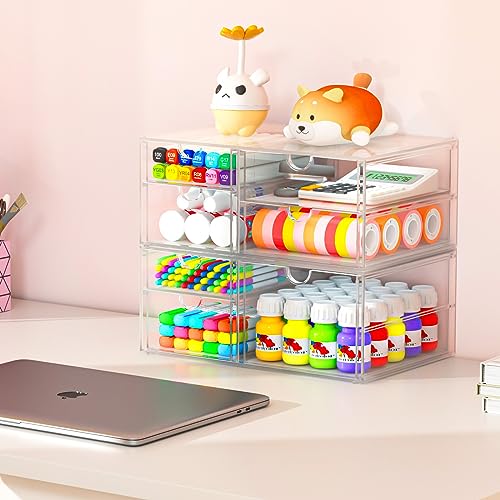 16 Drawer Clear Makeup Organizer P2009