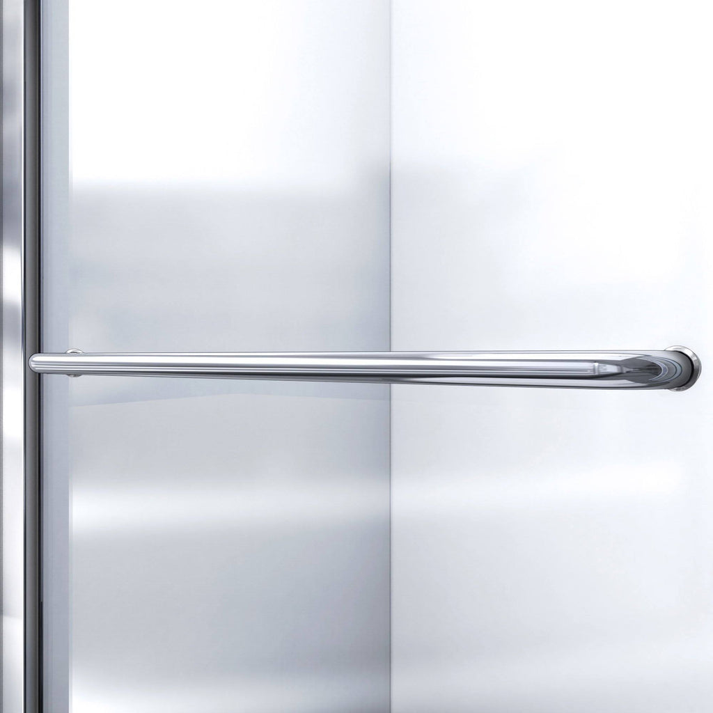 Clear Sliding Shower Door in Oil Rubbed Bronze Z883