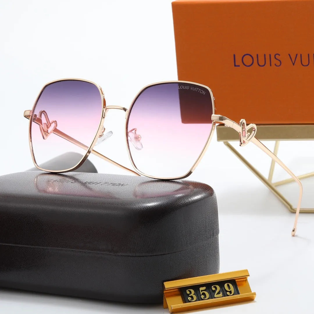 Fashionable Four-Leaf Clover Flat Sunglasses L857