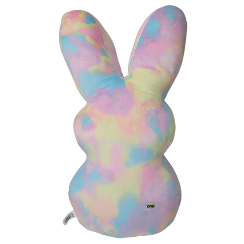 Tie-Dye Rainbow 24 Inch Bunny Plush Stuffed Animal Toy Q3349