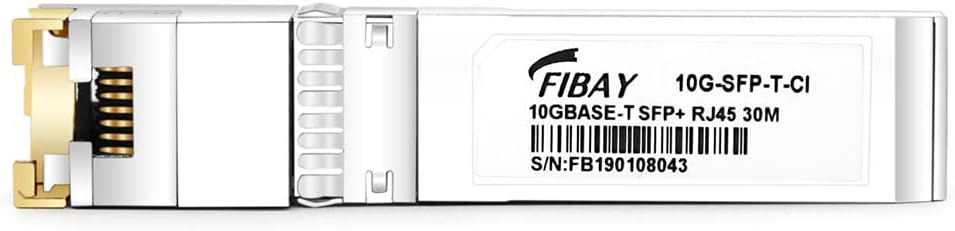 10GBase-T SFP+ to RJ45 Transceiver, 80m, Copper, Pack of 2 P96129