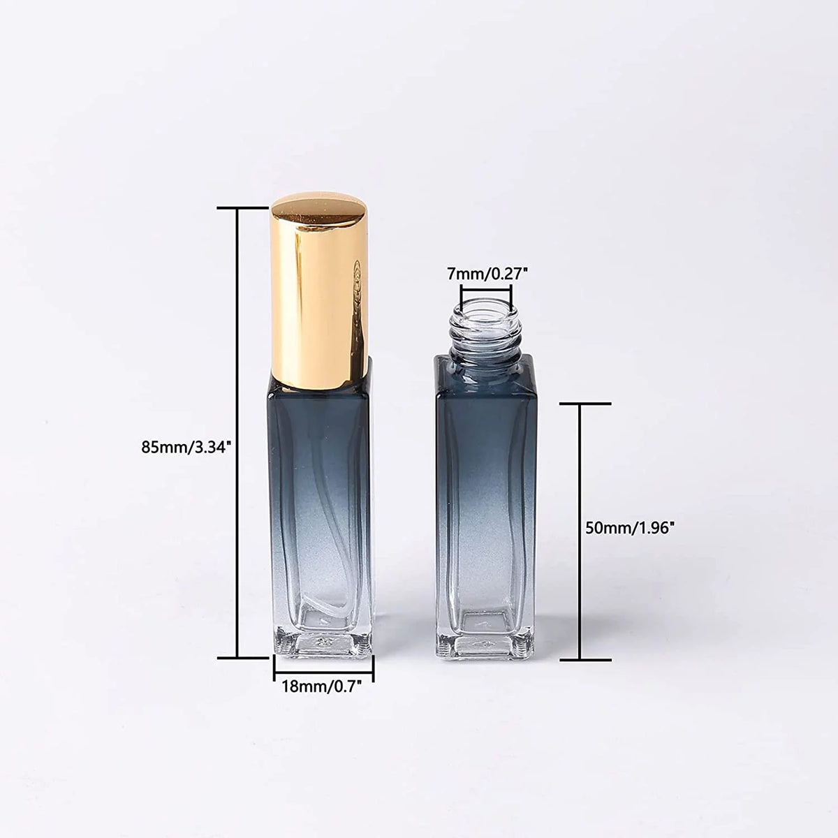 10ml Glass Empty Spray Bottle 45pcs X51543