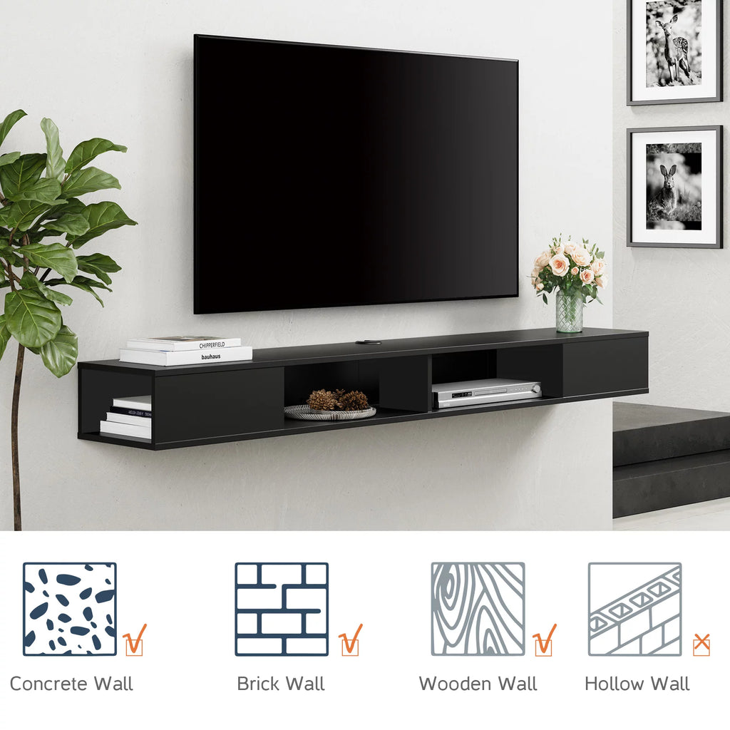 70 inch Black Floating TV Stand M815326