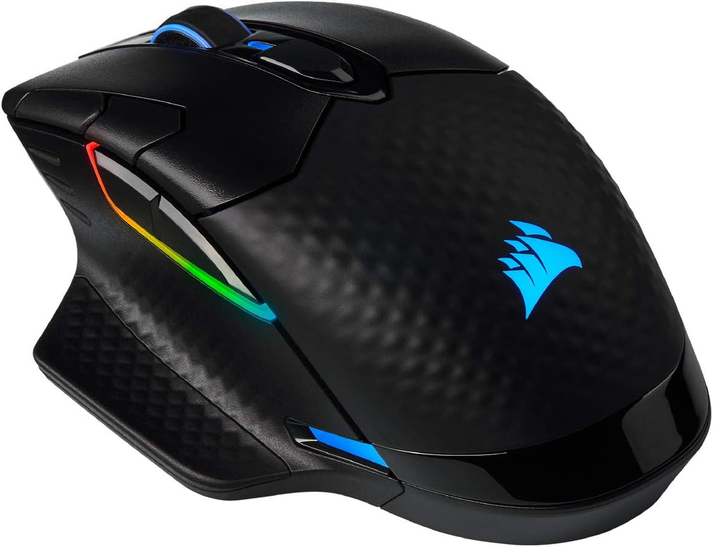 Black Wireless Gaming Mouse with Backlit RGB LED V77830