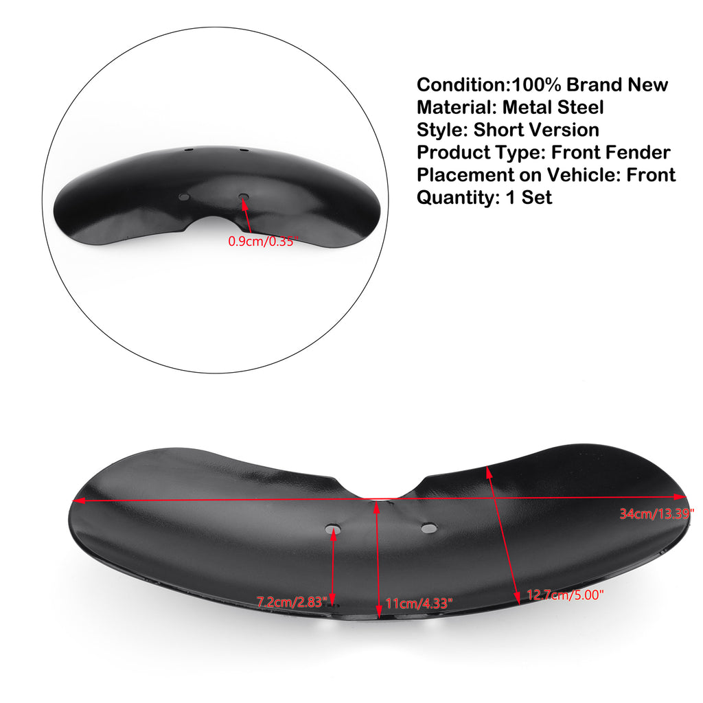 Short Front Fender Mudguard For Triumph Bonneville T100 Scrambler Thruxton W354512
