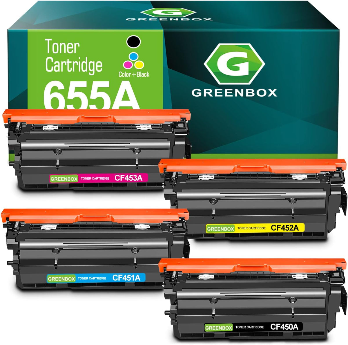 1 Black 1 Cyan 1 Magenta 1 Yellow Toner Cartridge J1695