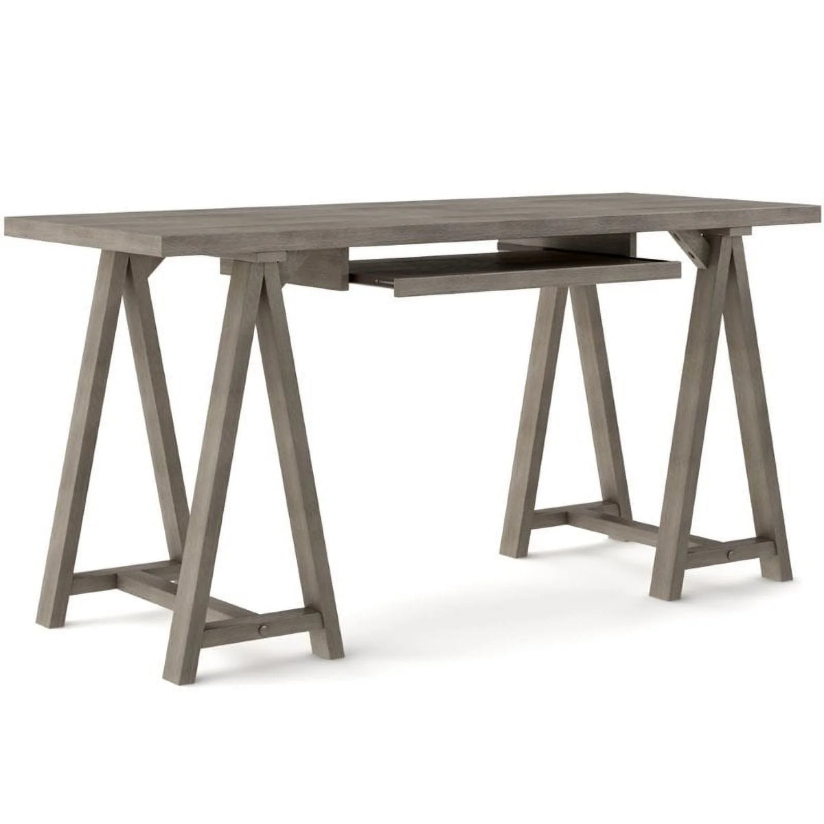 60" Solid Wood Computer Desk P28244