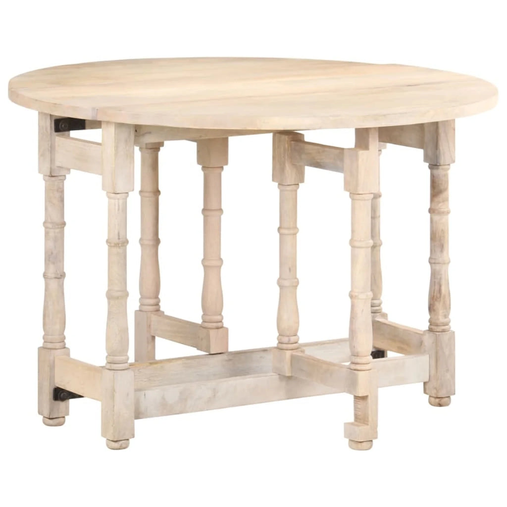 Round Solid Mango Wood Dining Table N96040