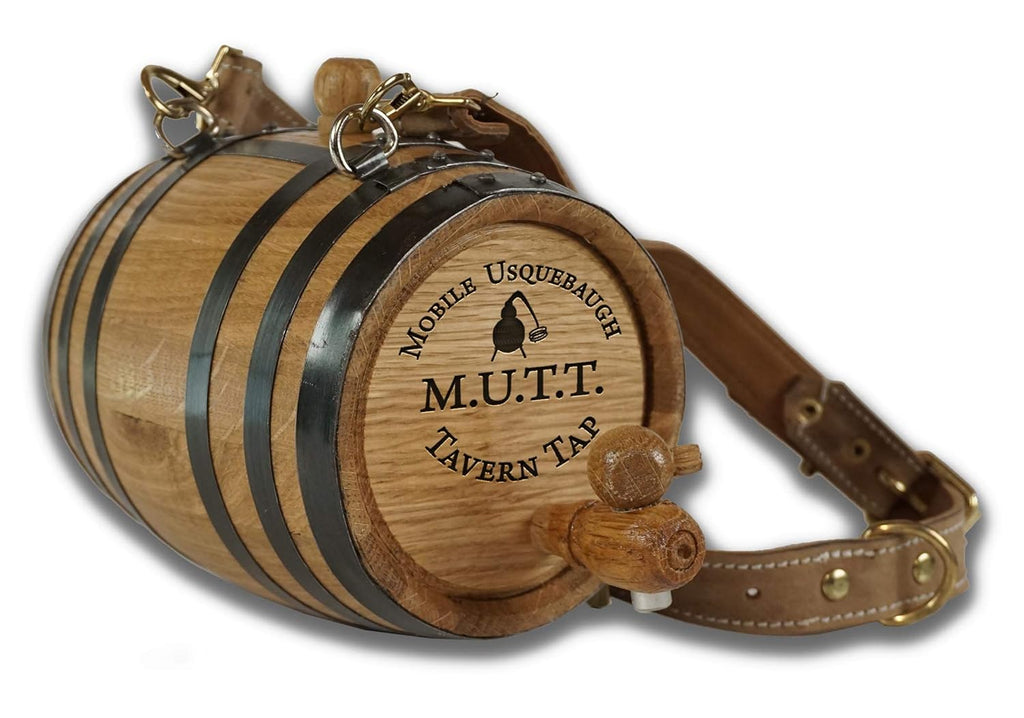 Oak Mini Keg Pet Collar Barrel Pack of 2 B773193