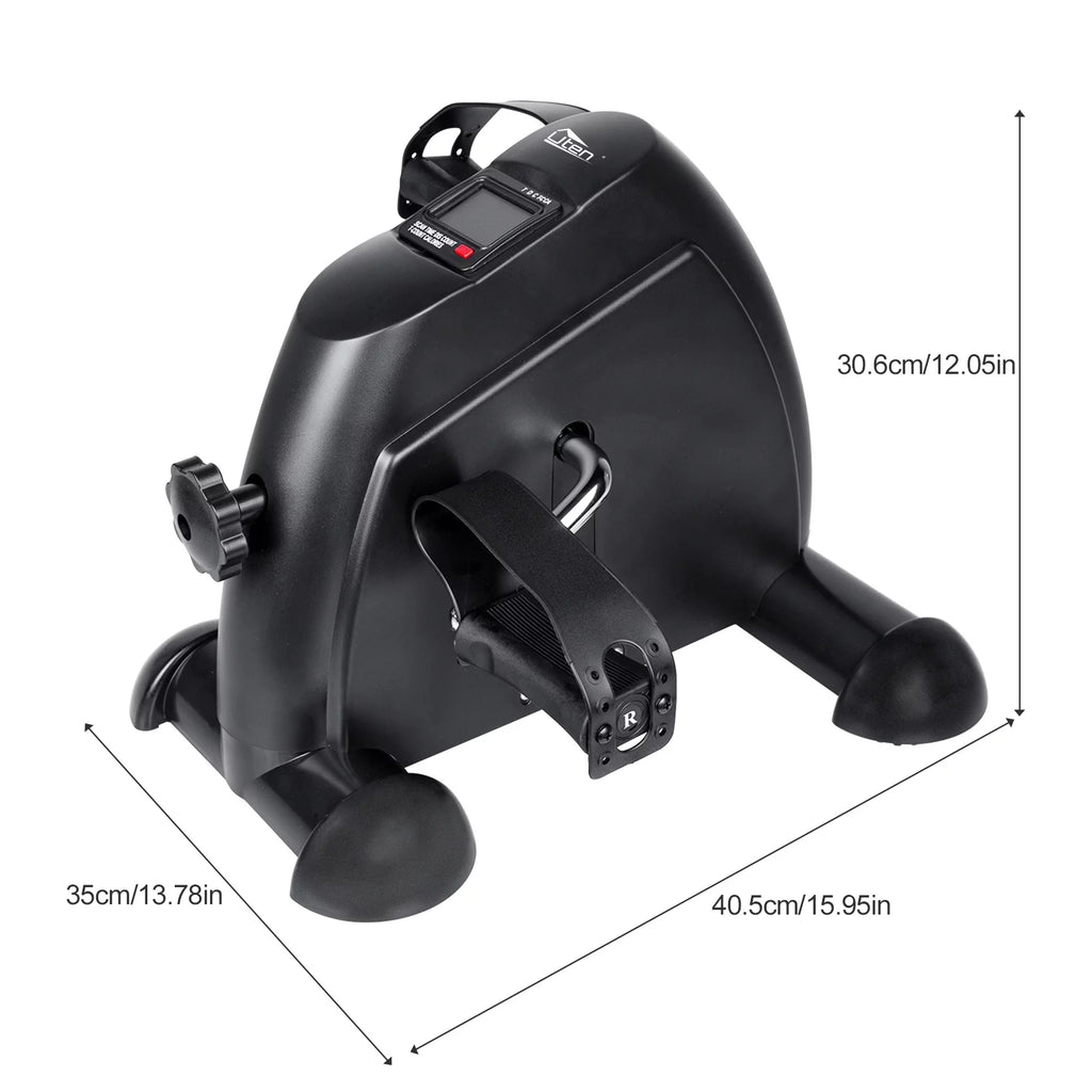 Black Under Desk Exercise Bike Pedal Exerciser O75169