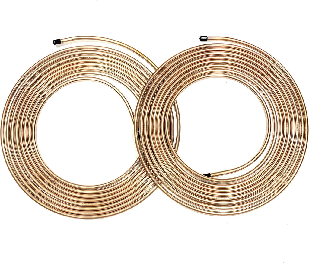 50 Feet of 5/16 Inch Copper Nickel Fuel Line Coil E641