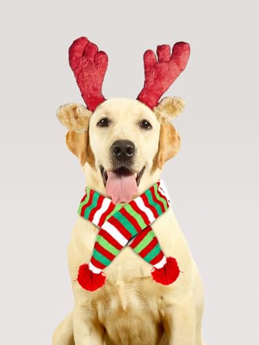 Christmas Reindeer Antler Headband for Dog P296