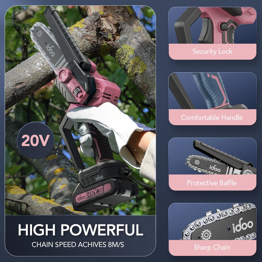 Cordless Handheld Mini Electric Chainsaw H311
