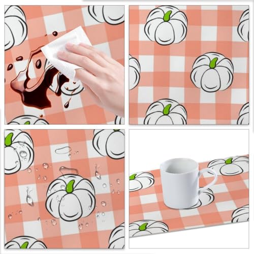 Faux Leather 12 X 18 Inchs Pink Gingham Placemat 6- Count T640