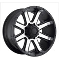 17 x 8 in. Satin Black Crusher Wheel S383189