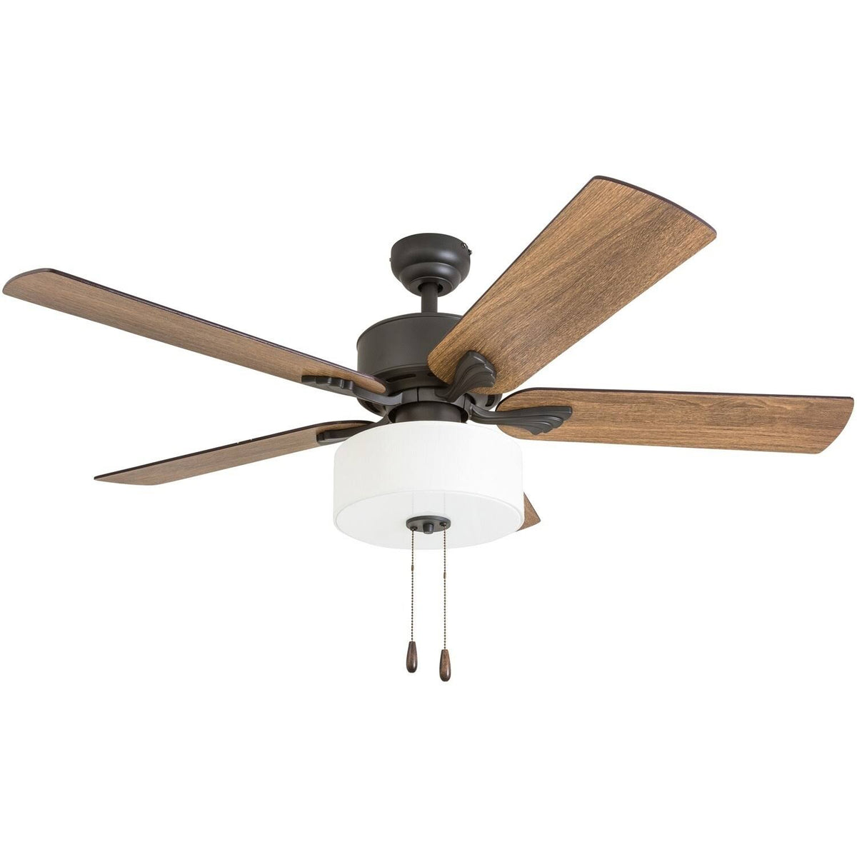 Farmhouse Ceiling Fan 52x22 Barnwood/Tumbleweed, Aged Bronze G7162