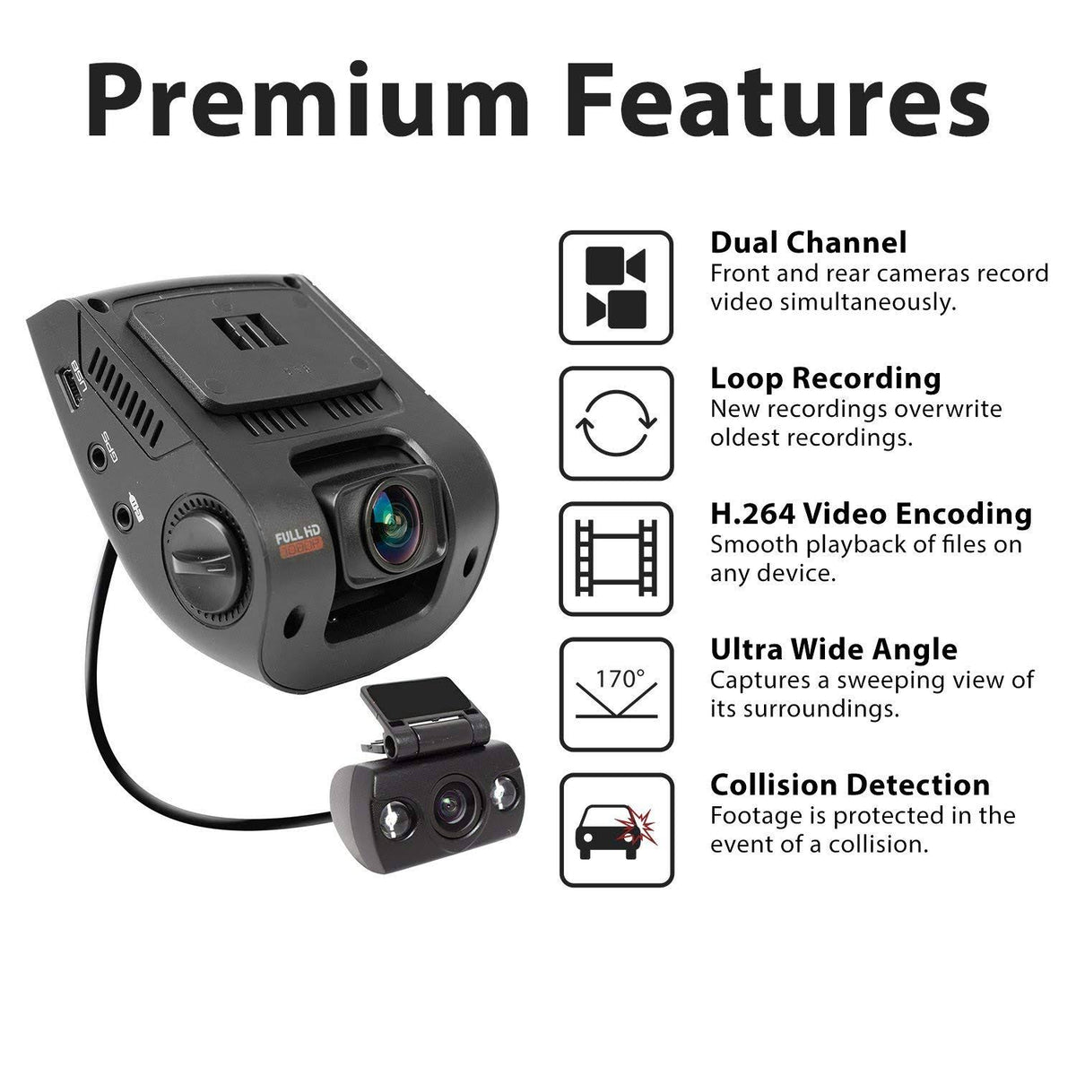 1080p Dashboard Camera H21446