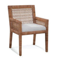 Beige Performance Fabric Dining Chair Q22528