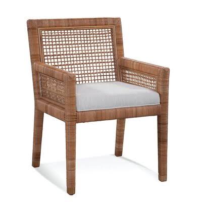 Beige Performance Fabric Dining Chair Q22528