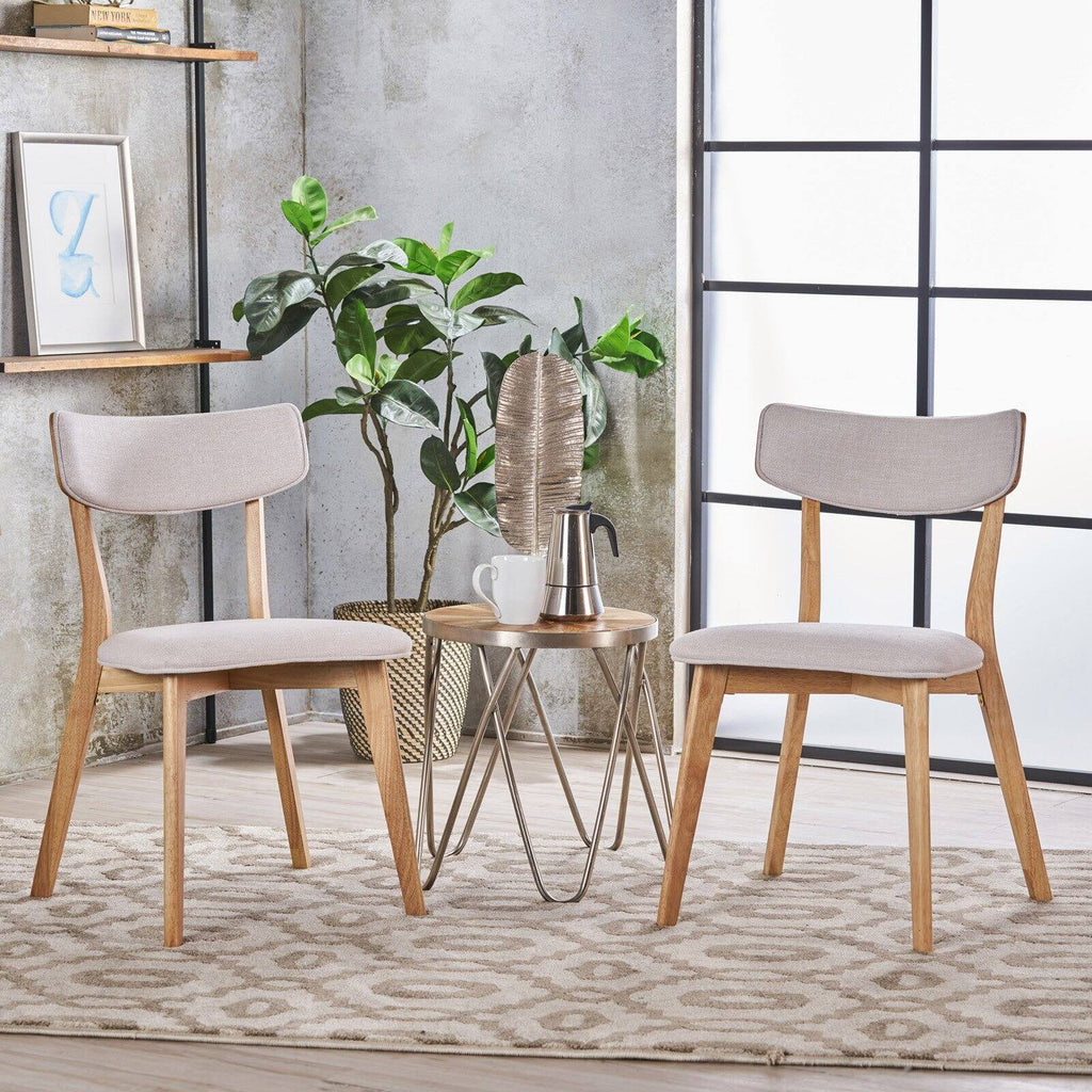 Fabric Dining Chairs - Set of 2 U64216