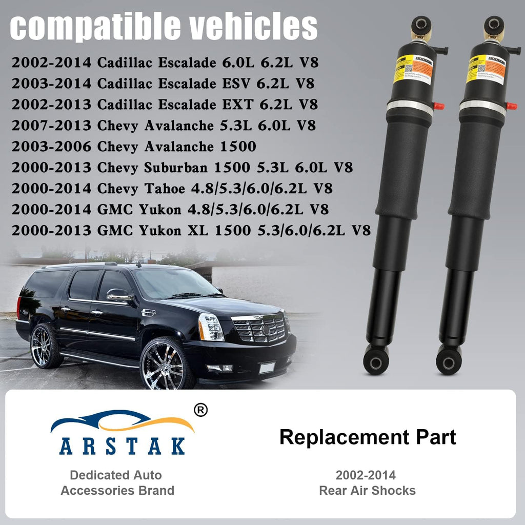 Rear Air Shock Struts Absorber (2 Pack) H8593