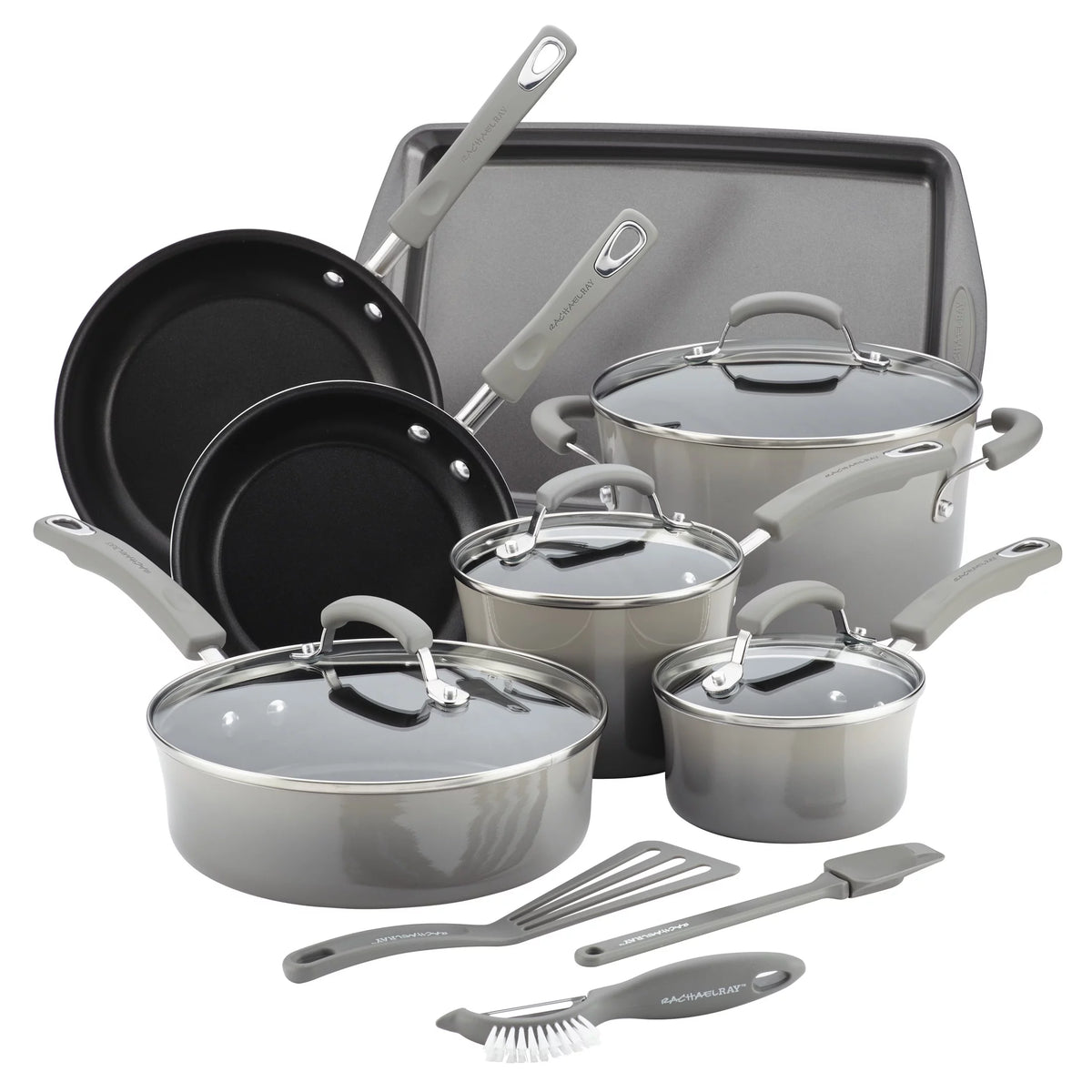 14 Piece Nonstick Cookware Pots and Pans Set B389653
