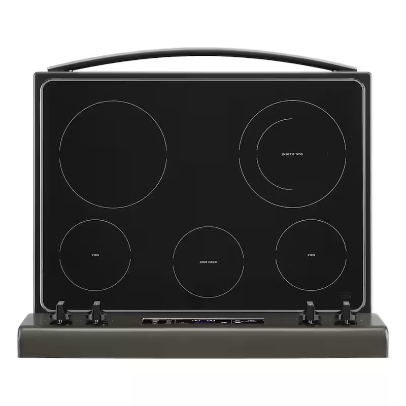 Black Stainless Electric Range with 5 Elements E459907
