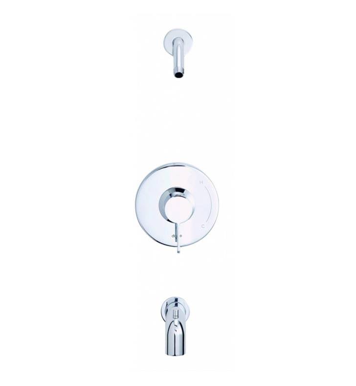 Satin Black Tub & Shower Trim Kit P981