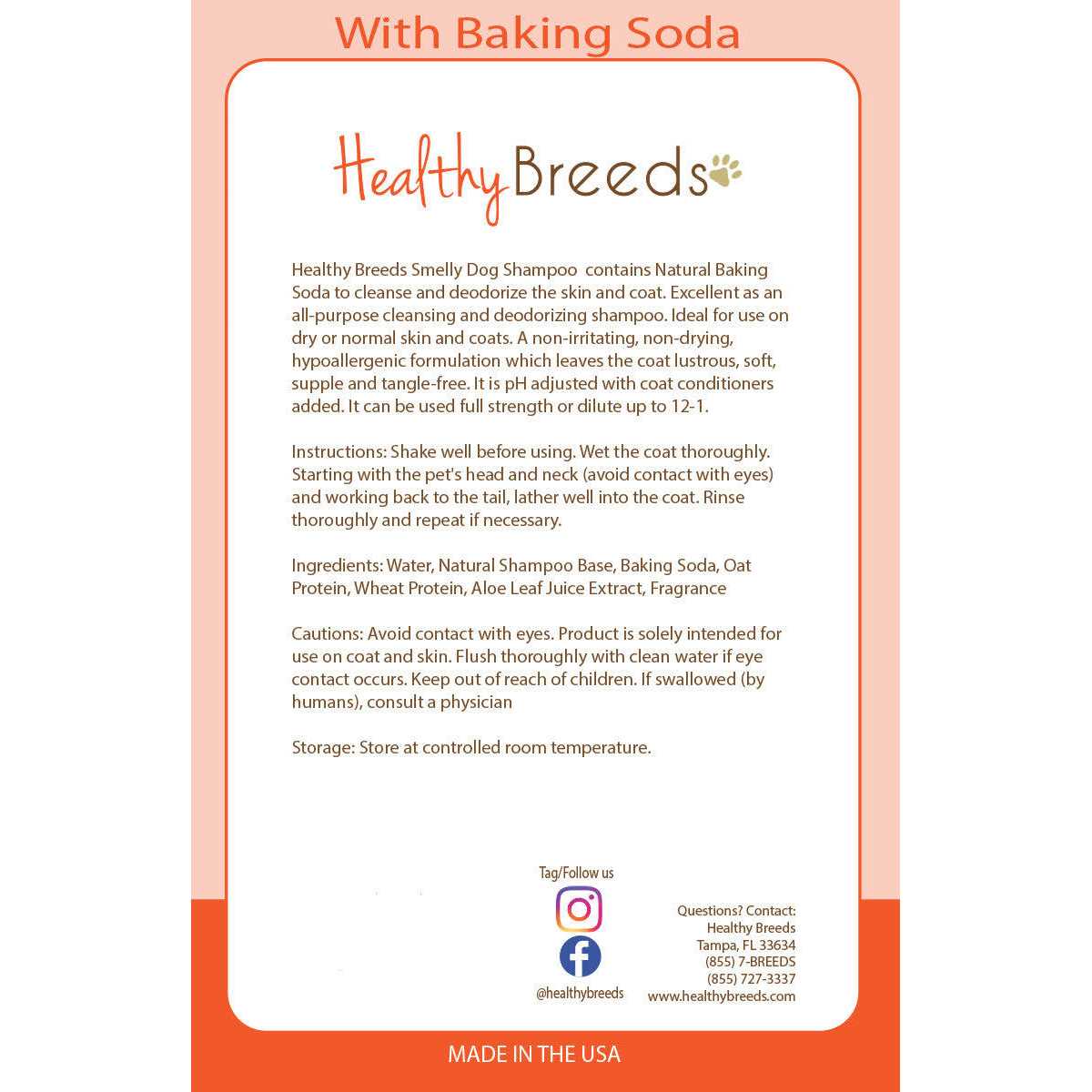 Baking Soda Dog Shampoo H13259
