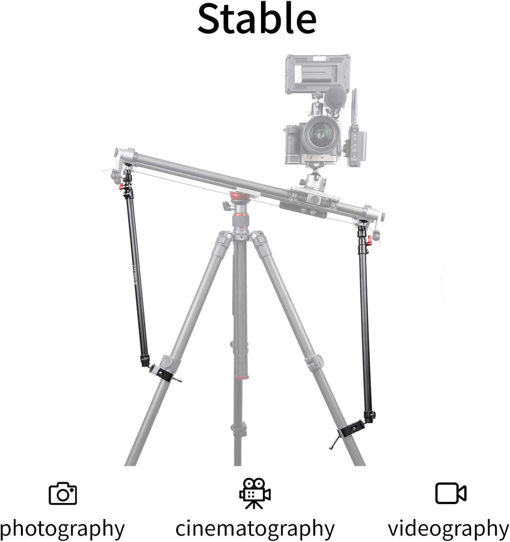 Onion Camera Slider Support Arm Stabilizer, Tripod Support Arms, Lightweight, Adjustable Length, Pack of 2 S81399