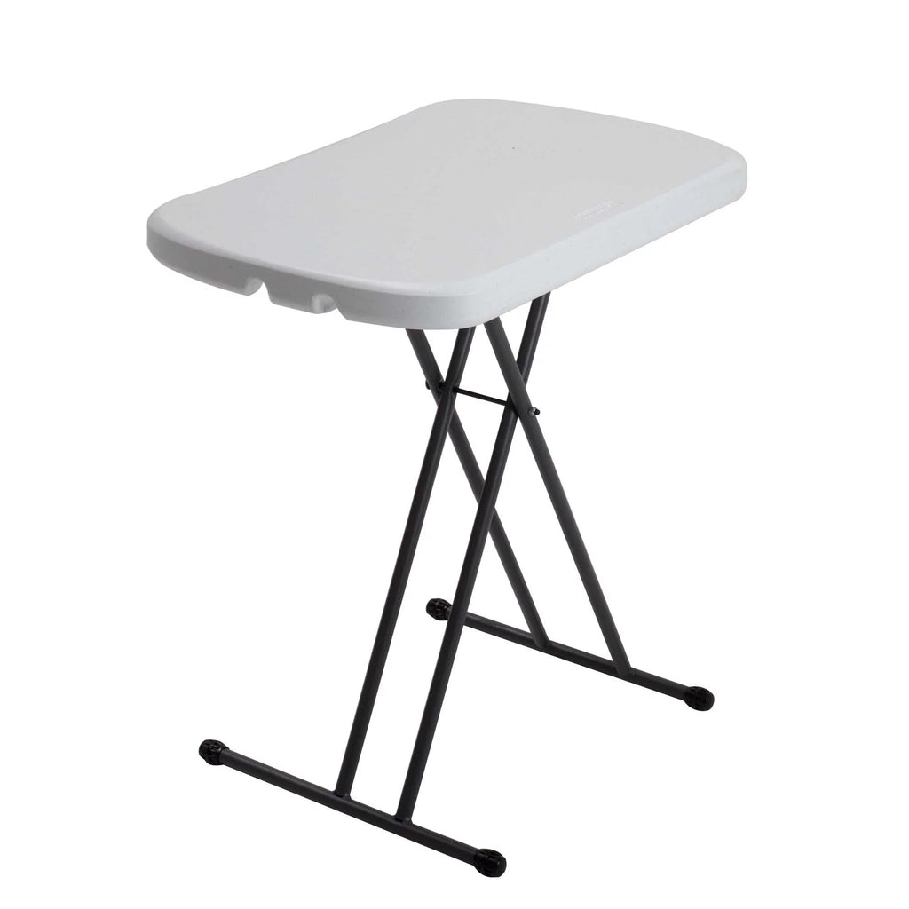 26 inch Rectangle White Granite Table E889532