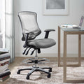 Gray Mesh Drafting Chair U456