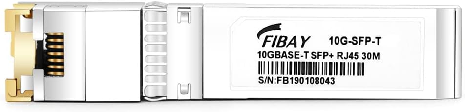 10GBase-T SFP+ to RJ45 Transceiver, 80m, Copper, Pack of 2 P96129