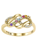Blue Bell Ring in 10K Yellow Gold over Sterling Silver X113