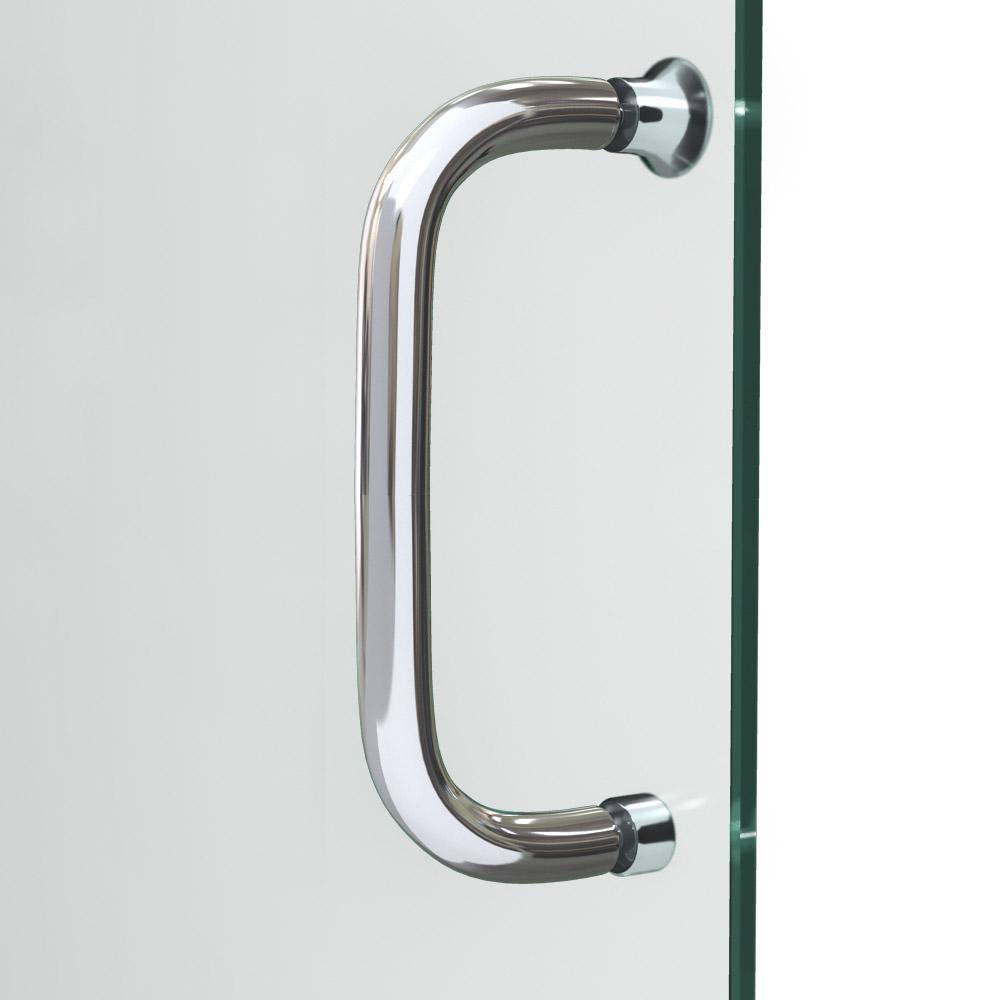 Clear Sliding Shower Door in Oil Rubbed Bronze Z883