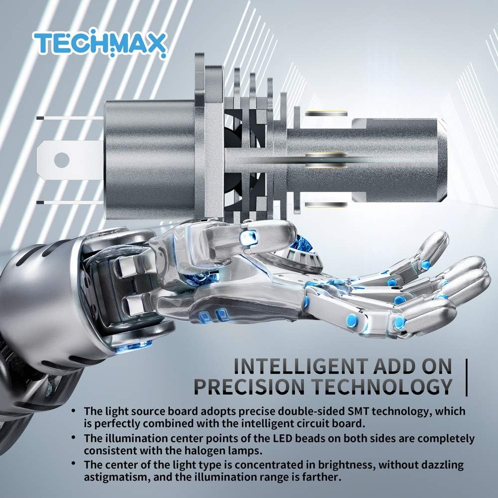 H4 LED Bulb 6500K Xenon White 9003 Conversion Kit of 2 N913