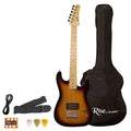 3/4 Size Student Electric Guitar Bundle, Sunburst K902