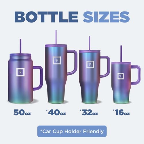 16 Oz Insulated Travel Tumbler with Straw E637395
