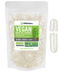 Clear 250 Count Vegan Empty Capsules H624