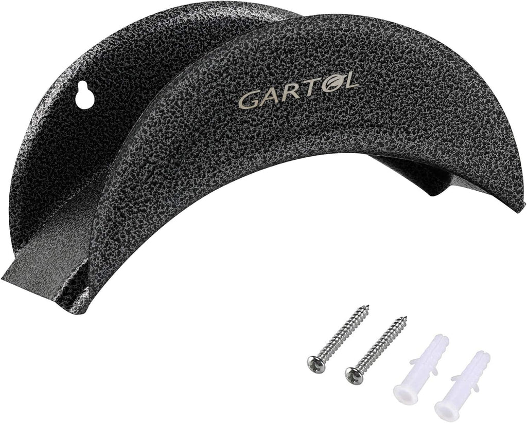 High Carbon Steel Wall Mounted Garden Hose Hanger Pack of 2 A761