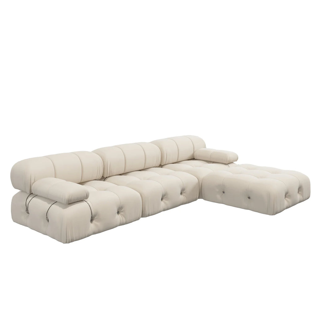 Velvet Upholstered Modular Sectional Sofa B302915