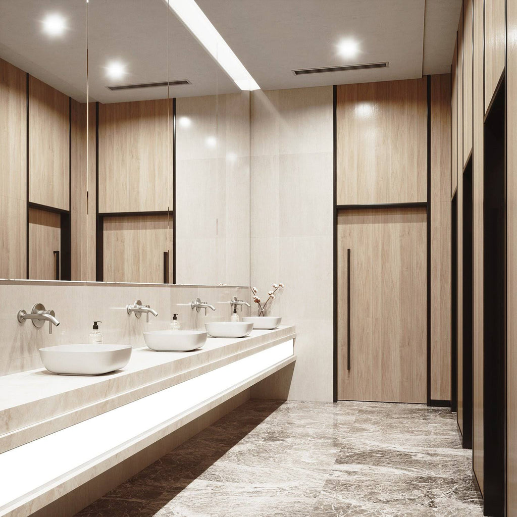 Matte Stone Vessel Bathroom Sink (White) Z785506