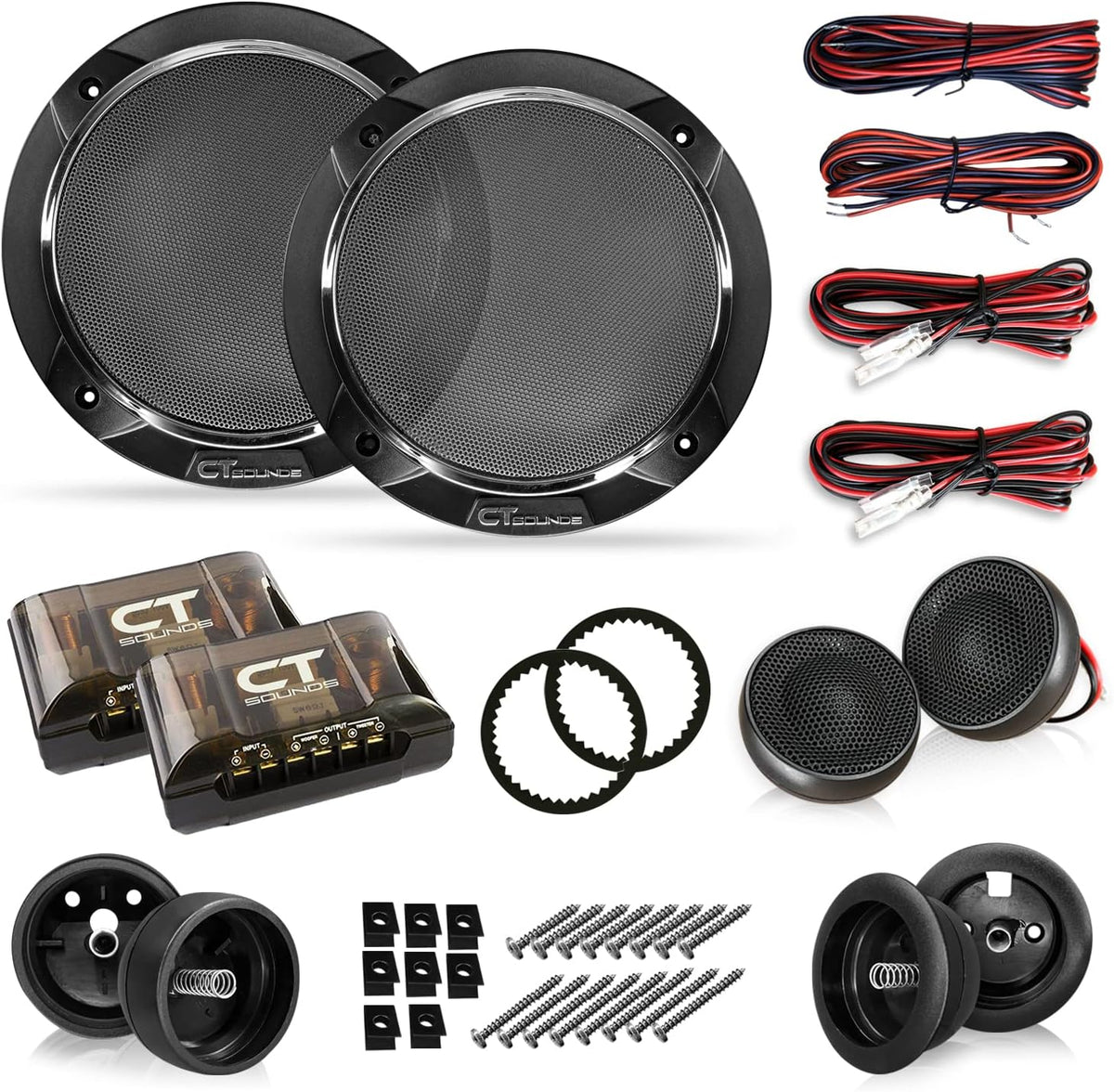 Meso 5.25” 240 Watt 2-Way Component Speaker Set S9848