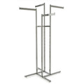 16 in. Rectangular Tubing 4-Way Straight Arms, Satin Chrome E837